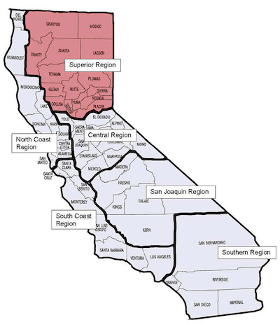 Superior Region Map