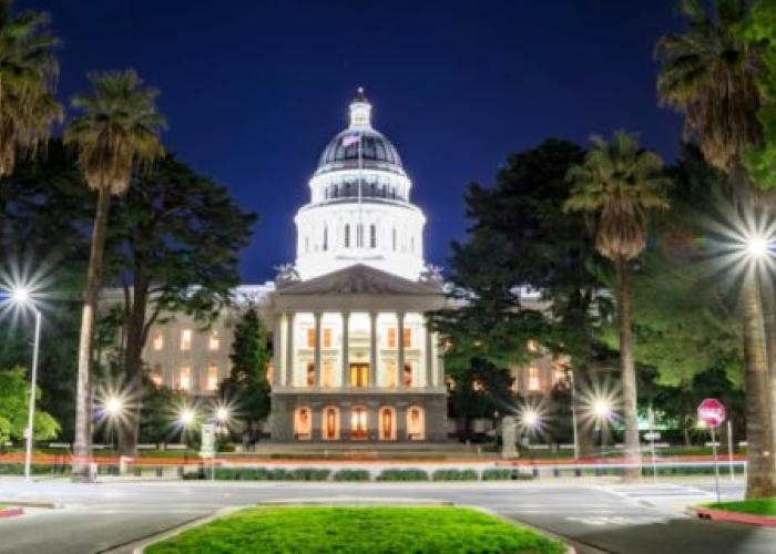 Capitol at night